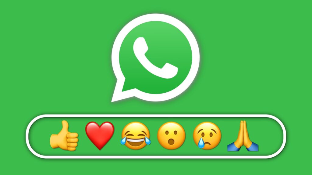 What is WhatsApp message reaction feature and how to use it