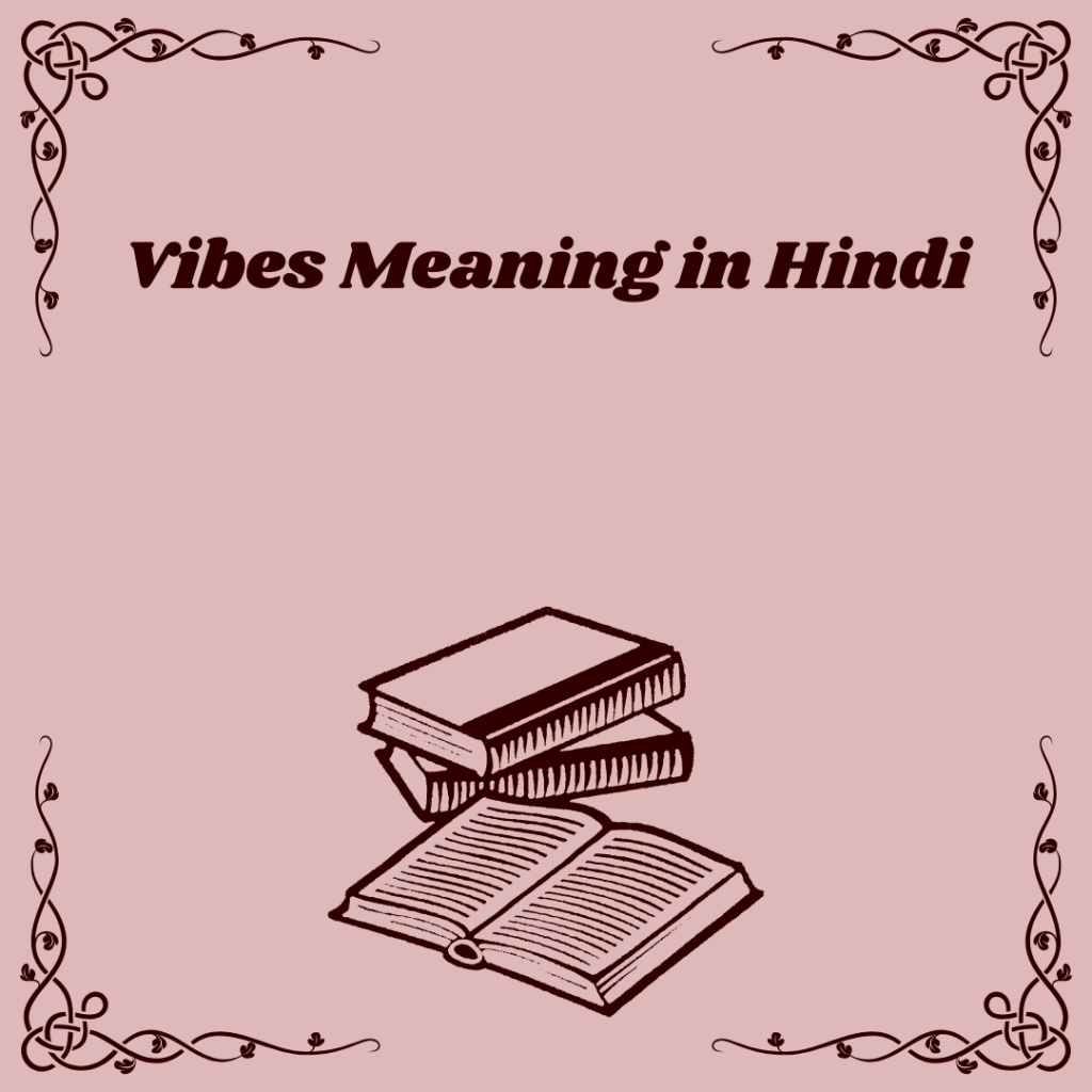 Vibes Meaning in Hindi