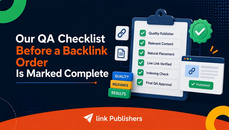 Link Building Quality Control: A Practical Checklist for Tech Publishers