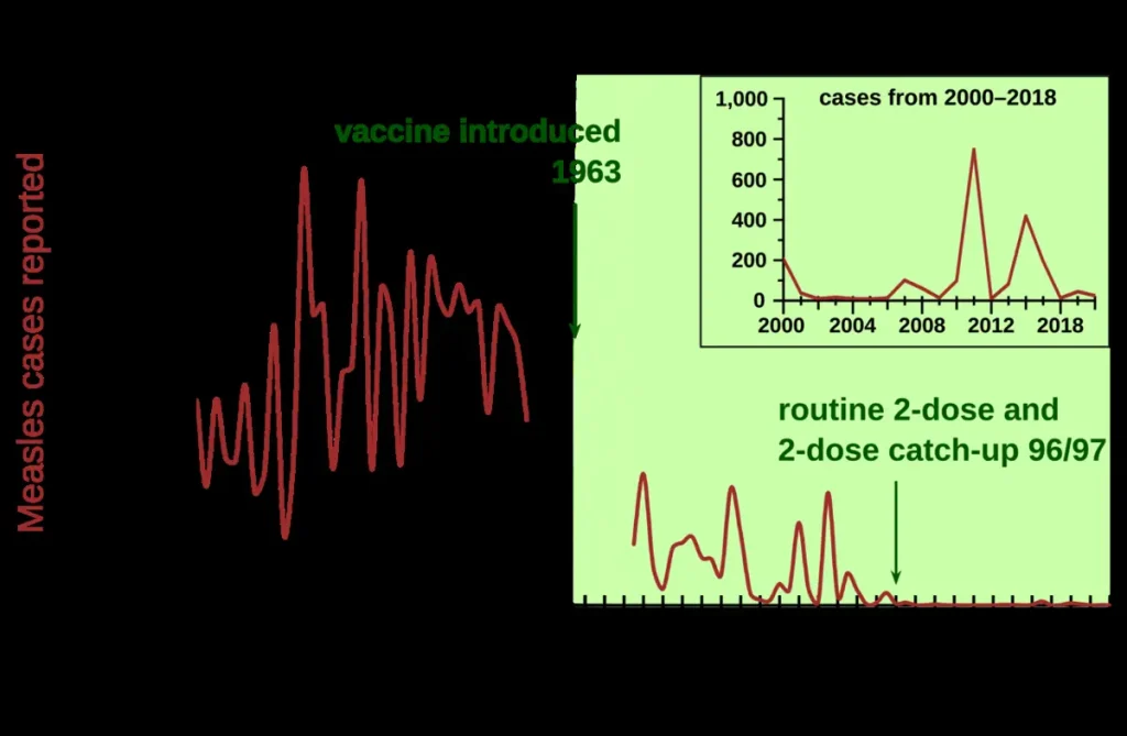 Illustrative image for us measles cases rise 8% in a week to 4,410: facts and guidance
